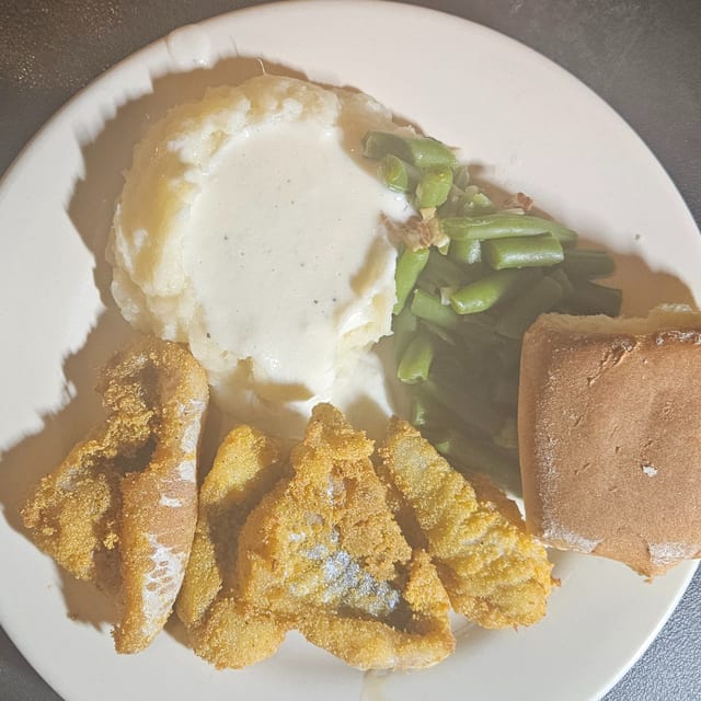 Catfish Nuggets Plate.