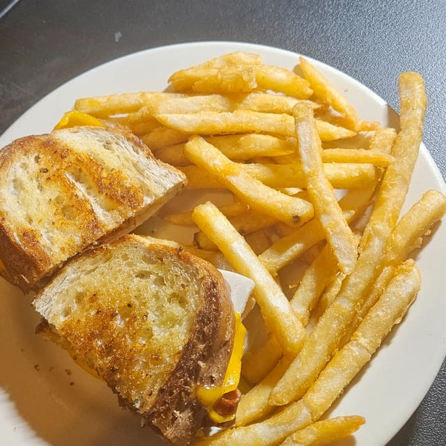 Bacon Turkey Melt Sandwich.