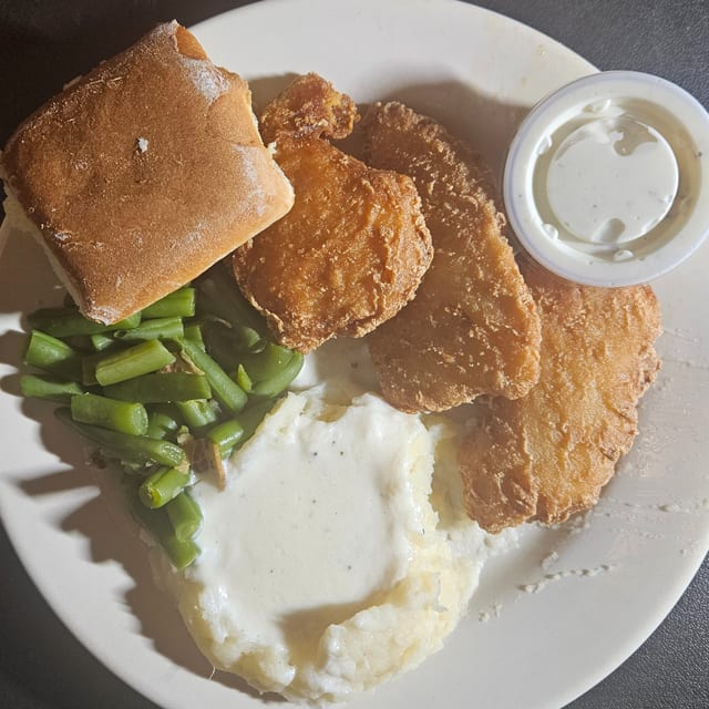 Fried Cod Fillets.