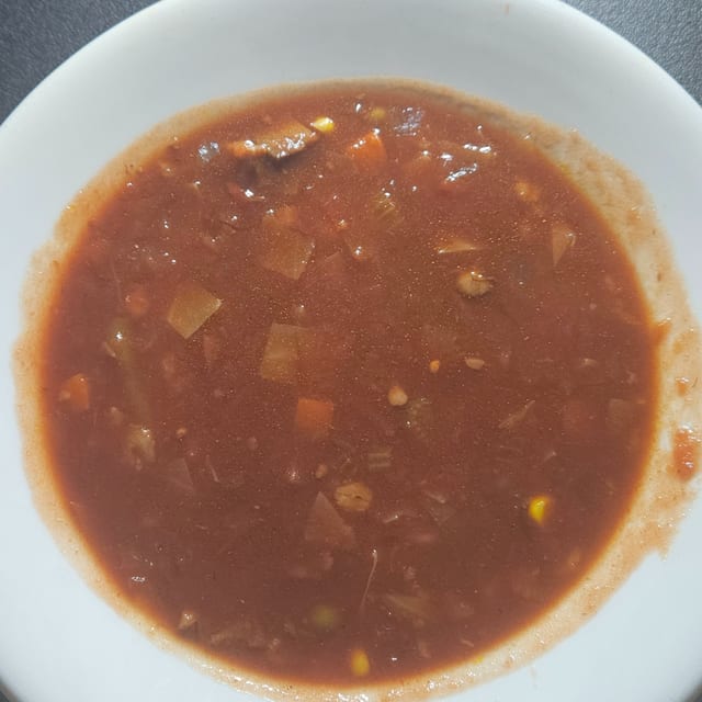 Beef Vegetable Soup.